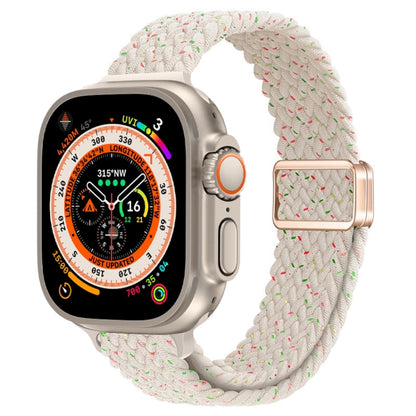 Bracelet de montre tressé en nylon avec boucle magnétique fine, For Apple Watch Series 9 41mm, For Apple Watch Ultra 49mm