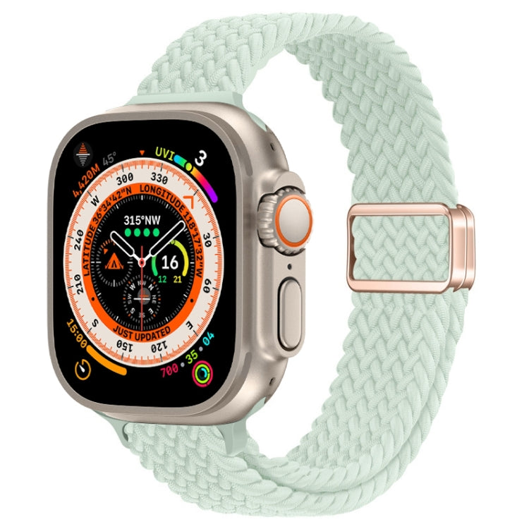 Bracelet de montre tressé en nylon avec boucle magnétique fine, For Apple Watch Series 9 41mm, For Apple Watch Ultra 49mm