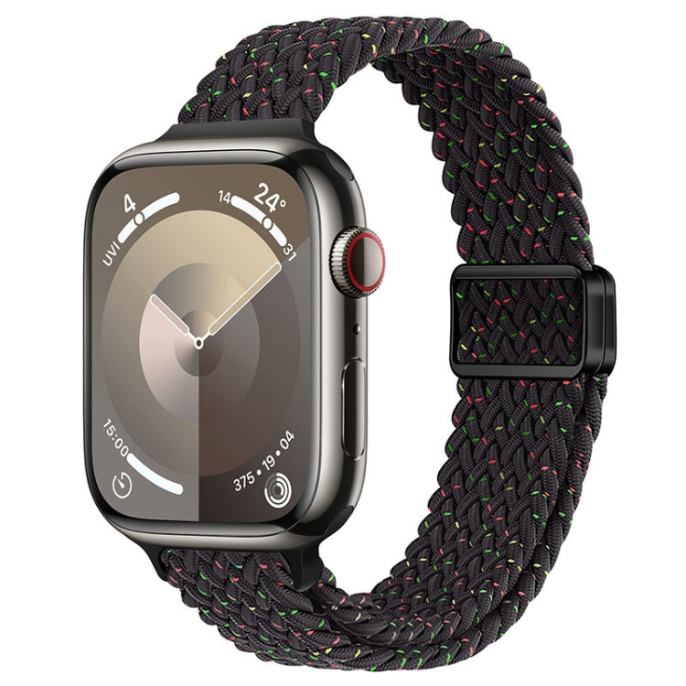 Bracelet de montre tressé en nylon avec boucle magnétique fine, For Apple Watch SE 2022 40mm, For Apple Watch SE 2022 44mm
