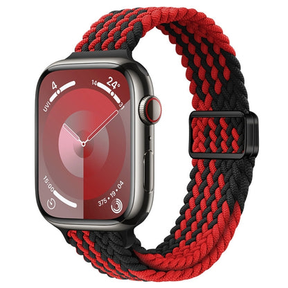 Bracelet de montre tressé en nylon avec boucle magnétique fine, For Apple Watch Series 3 38mm, For Apple Watch Series 3 42mm