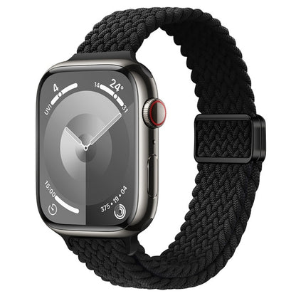 Bracelet de montre tressé en nylon avec boucle magnétique fine, For Apple Watch Series 3 38mm, For Apple Watch Series 3 42mm