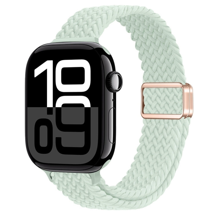 Bracelet de montre tressé en nylon avec boucle magnétique fine, For Apple Watch Series 10 46mm, For Apple Watch Series 10 42mm