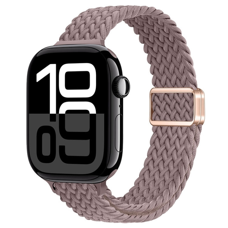 Bracelet de montre tressé en nylon avec boucle magnétique fine, For Apple Watch Series 10 46mm, For Apple Watch Series 10 42mm