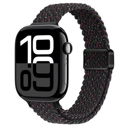 Bracelet de montre tressé en nylon avec boucle magnétique fine, For Apple Watch Series 10 46mm, For Apple Watch Series 10 42mm