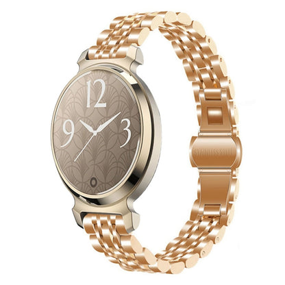 Bracelet de montre en acier inoxydable Seven-Beads de 14 mm, For Garmin Lily 2