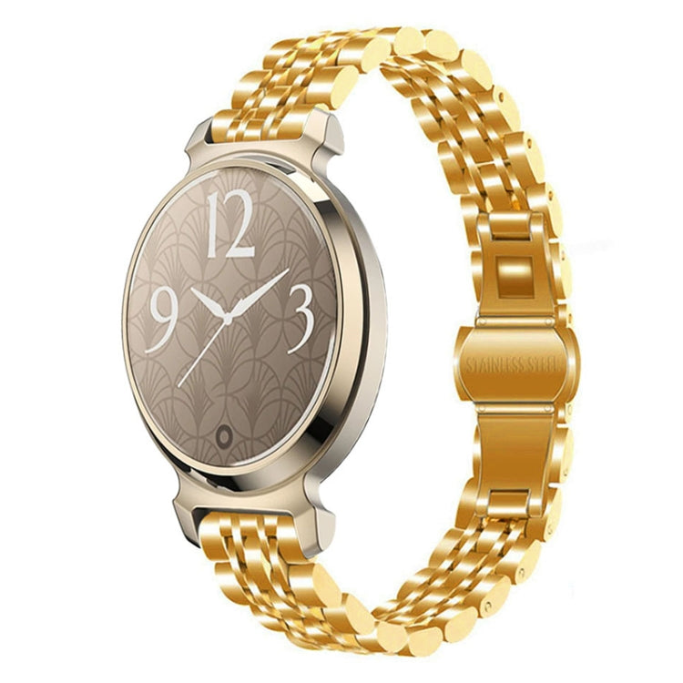 Bracelet de montre en acier inoxydable Seven-Beads de 14 mm, For Garmin Lily 2