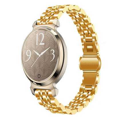Bracelet de montre en acier inoxydable Seven-Beads de 14 mm, For Garmin Lily 2