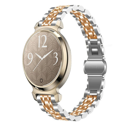 Bracelet de montre en acier inoxydable Seven-Beads de 14 mm, For Garmin Lily 2
