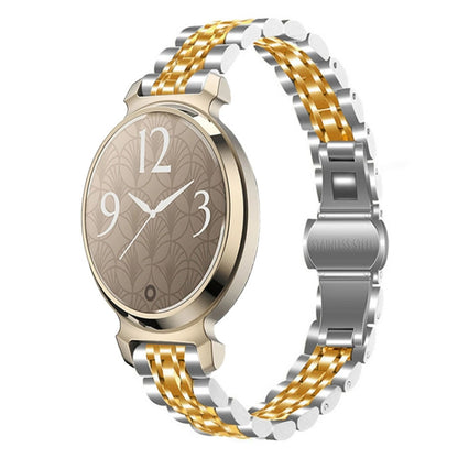 Bracelet de montre en acier inoxydable Seven-Beads de 14 mm, For Garmin Lily 2
