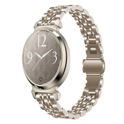 Bracelet de montre en acier inoxydable Seven-Beads de 14 mm, For Garmin Lily 2