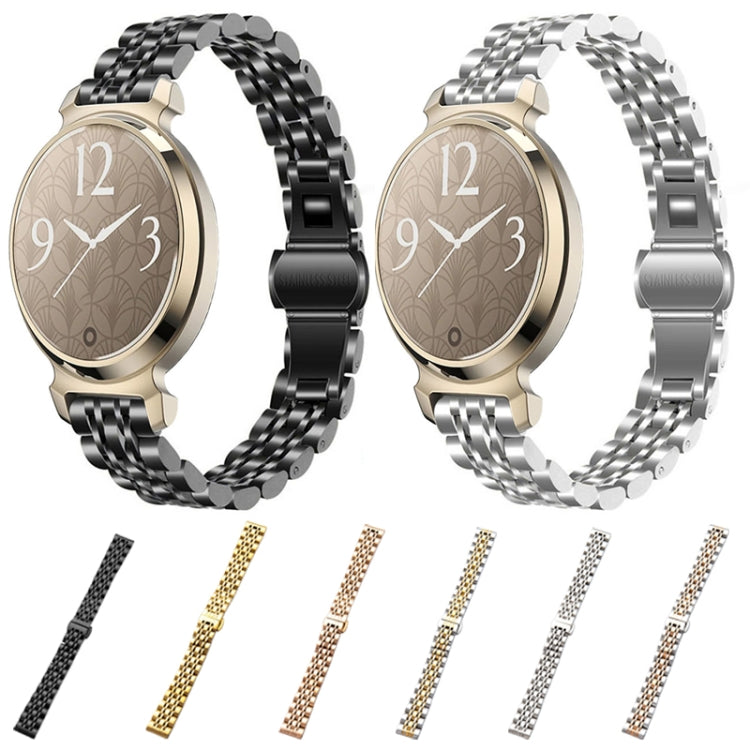 Bracelet de montre en acier inoxydable Seven-Beads de 14 mm, For Garmin Lily 2