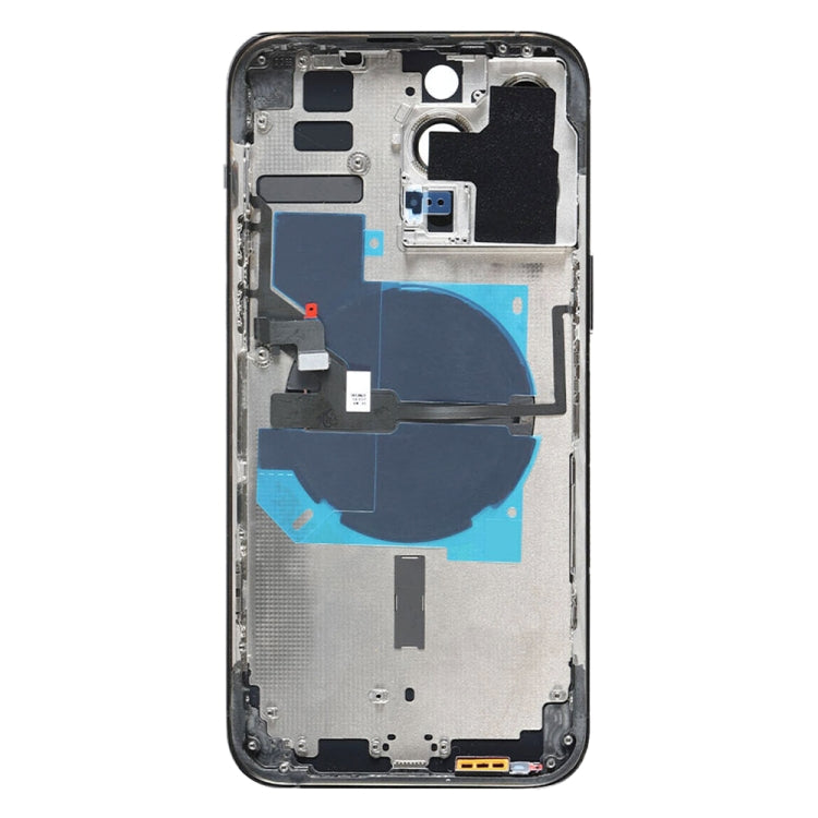 Pour iPhone 14 Pro Max Cache arrière de la batterie avec câble flexible d'alimentation + volume + module de chargement sans fil