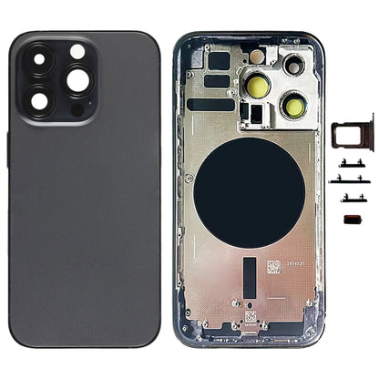 Pour iPhone 14 Pro Cache arrière de batterie avec touches latérales et plateau de carte