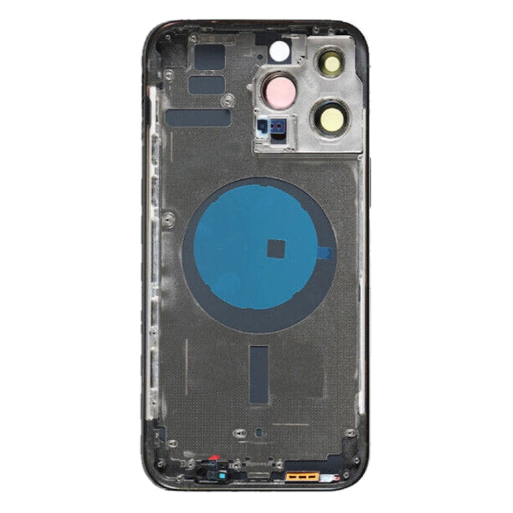 Pour iPhone 14 Pro Max Cache arrière de batterie avec touches latérales et plateau de carte