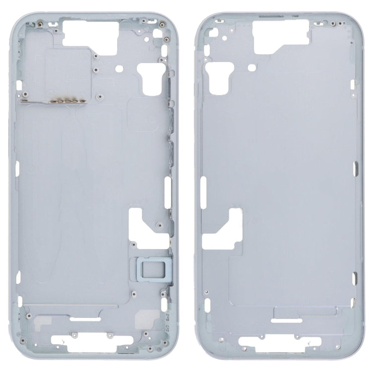 Pour iPhone 15 Cadre central Plaque de cadre avec touches latérales + plateau de carte, CE EU Version, US Version, China Version