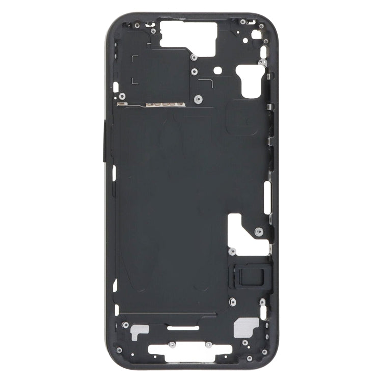 Pour iPhone 15 Cadre central Plaque de cadre avec touches latérales + plateau de carte, CE EU Version, US Version, China Version