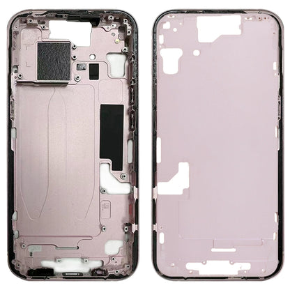 Pour iPhone 15 Cadre central Plaque de cadre avec touches latérales + plateau de carte, CE EU Version, US Version, China Version