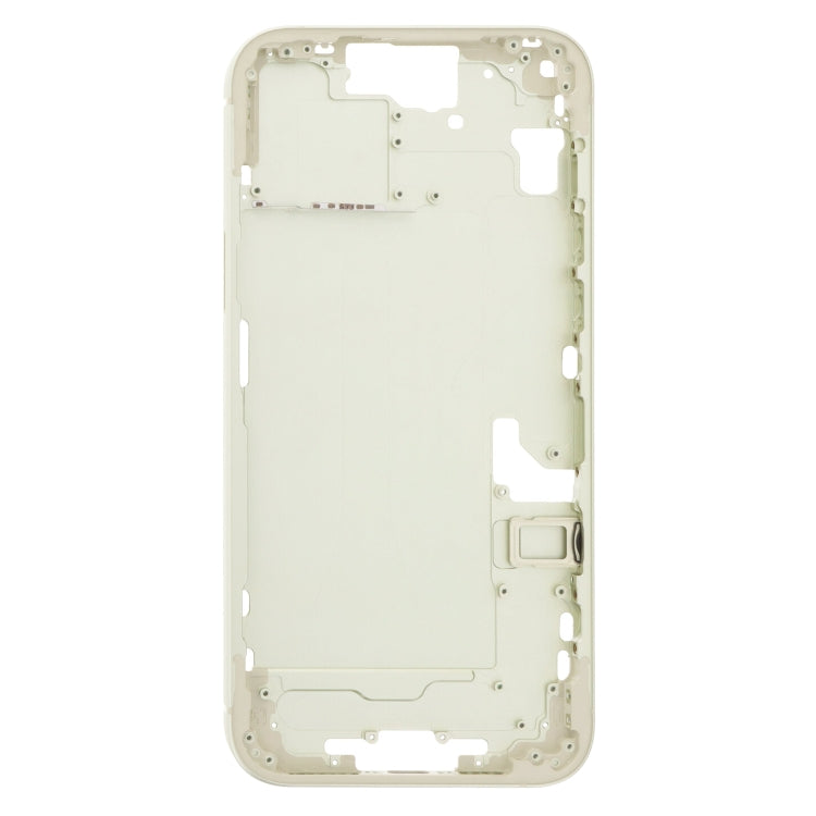 Pour iPhone 15 Plus Cadre central Plaque de cadre avec touches latérales + plateau de carte, China Version, US Version, CE EU Version
