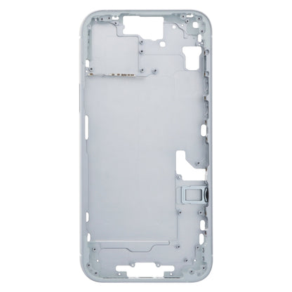 Pour iPhone 15 Plus Cadre central Plaque de cadre avec touches latérales + plateau de carte, China Version, US Version, CE EU Version