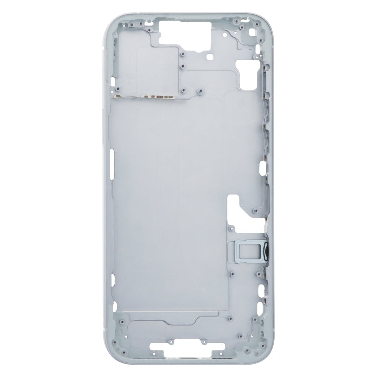 Pour iPhone 15 Plus Cadre central Plaque de cadre avec touches latérales + plateau de carte, China Version, US Version, CE EU Version