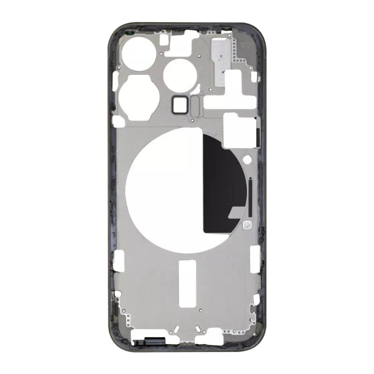Pour iPhone 15 Pro Cadre central Plaque de cadre avec touches latérales + plateau de carte