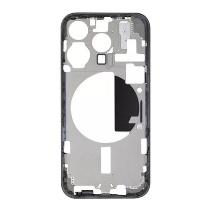 Pour iPhone 15 Pro Cadre central Plaque de cadre avec touches latérales + plateau de carte