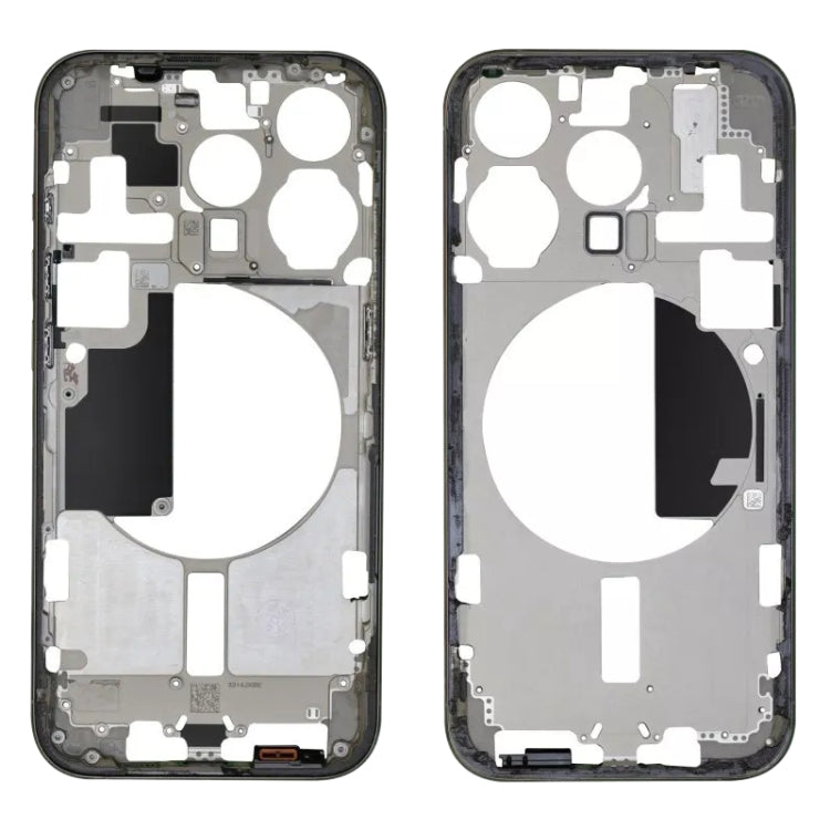 Pour iPhone 15 Pro Cadre central Plaque de cadre avec touches latérales + plateau de carte
