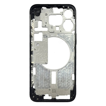 Pour iPhone 15 Pro Max Cadre central Plaque de cadre avec touches latérales + plateau de carte