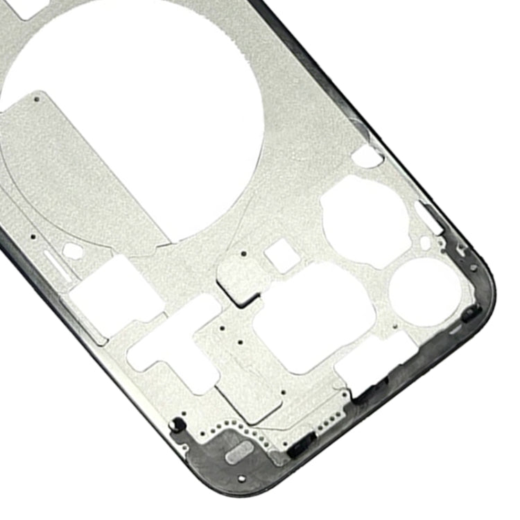 Pour iPhone 15 Pro Max Cadre central Plaque de cadre avec touches latérales + plateau de carte
