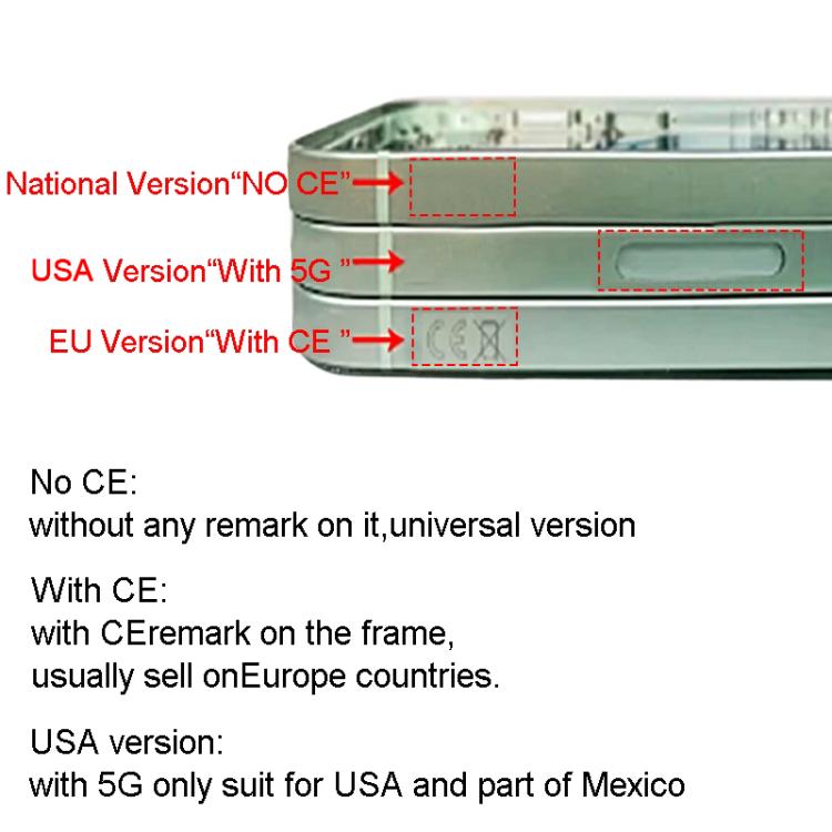Pour iPhone 15 Pro Max Cadre central Plaque de cadre avec touches latérales + plateau de carte