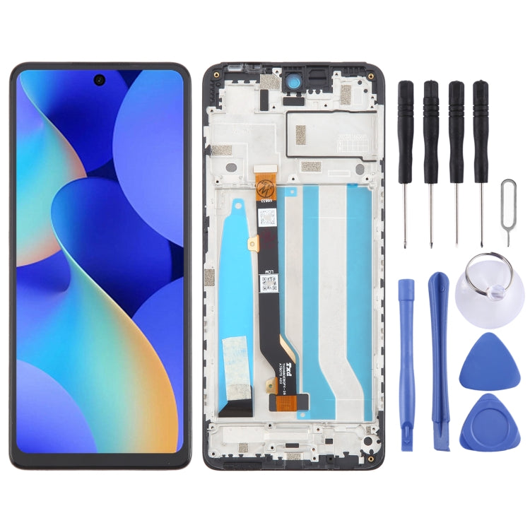 Ensemble complet de numériseur d'écran LCD OEM avec cadre, For Tecno Spark 20 Pro 4G KJ6, For Tecno Spark 20C BG7n, For Tecno Spark 10C KI5k, For Tecno Spark Go 2023 BF7n, For Tecno Spark 10 Pro KI7
