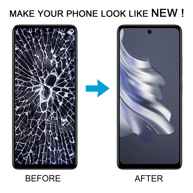 Ensemble complet de numériseur d'écran LCD OEM avec cadre, For Tecno Spark 20 Pro 4G KJ6, For Tecno Spark 20C BG7n, For Tecno Spark 10C KI5k, For Tecno Spark Go 2023 BF7n, For Tecno Spark 10 Pro KI7