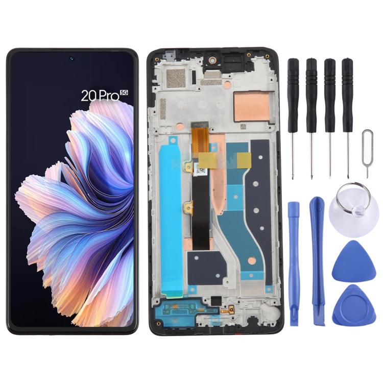 Ensemble complet de numériseur d'écran LCD OEM avec cadre, For Tecno Spark 20 Pro 4G KJ6, For Tecno Spark 20C BG7n, For Tecno Spark 10C KI5k, For Tecno Spark Go 2023 BF7n, For Tecno Spark 10 Pro KI7