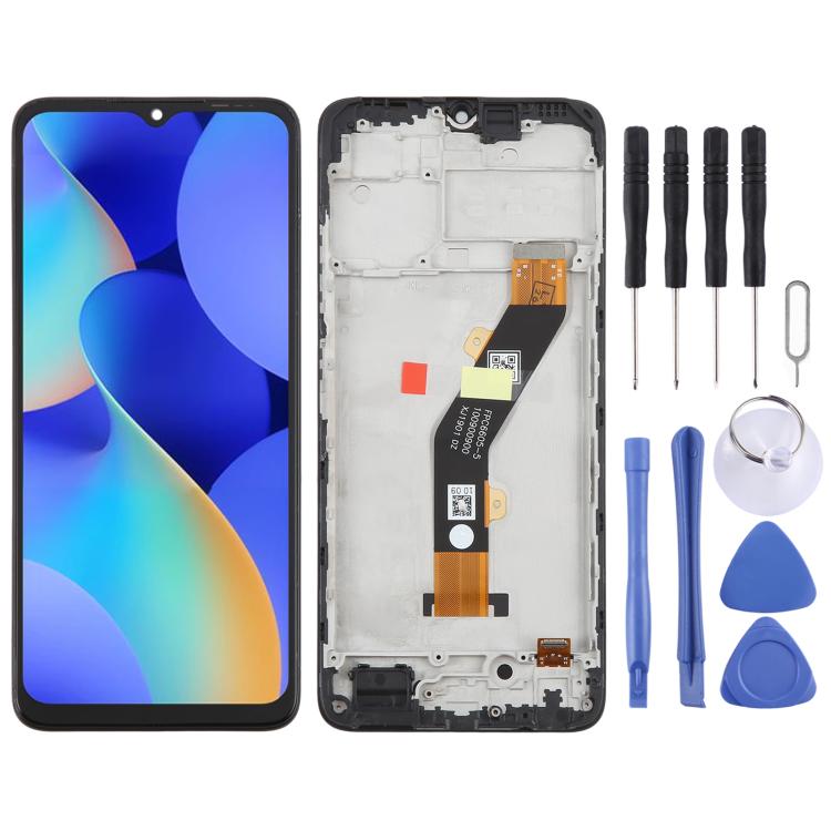 Ensemble complet de numériseur d'écran LCD OEM avec cadre, For Tecno Spark 20 Pro 4G KJ6, For Tecno Spark 20C BG7n, For Tecno Spark 10C KI5k, For Tecno Spark Go 2023 BF7n, For Tecno Spark 10 Pro KI7
