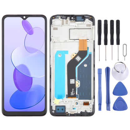Ensemble complet de numériseur d'écran LCD avec cadre, For Infinix Smart 6 Plus