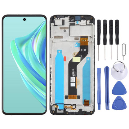 Ensemble complet de numériseur d'écran LCD OEM avec cadre, For Infinix Hot 30i X669