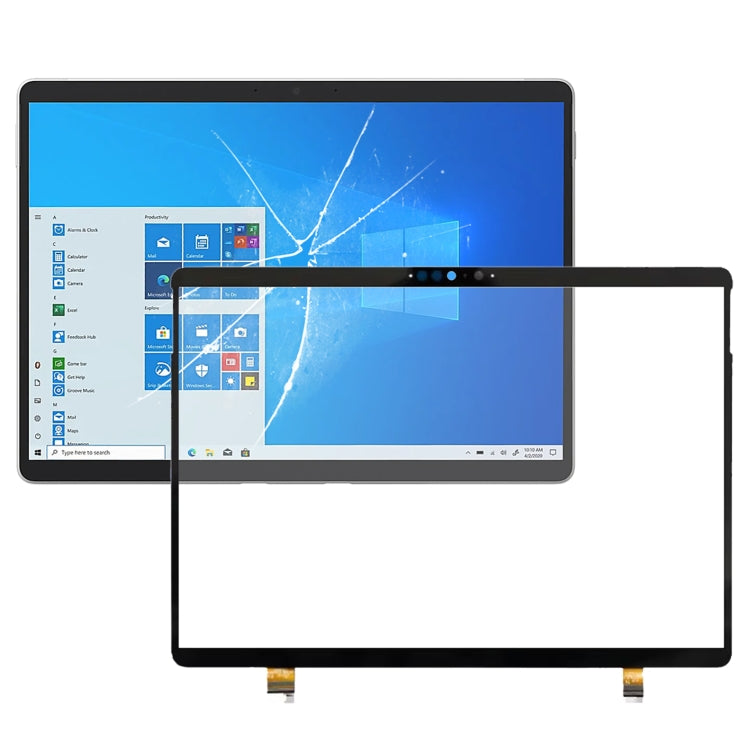 Panneau tactile avec adhésif optiquement transparent OCA