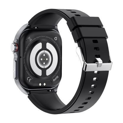 Montre intelligente étanche IP68 avec bracelet en silicone de 2,04 pouces ET585, prise en charge de la mesure de la composition sanguine/ECG