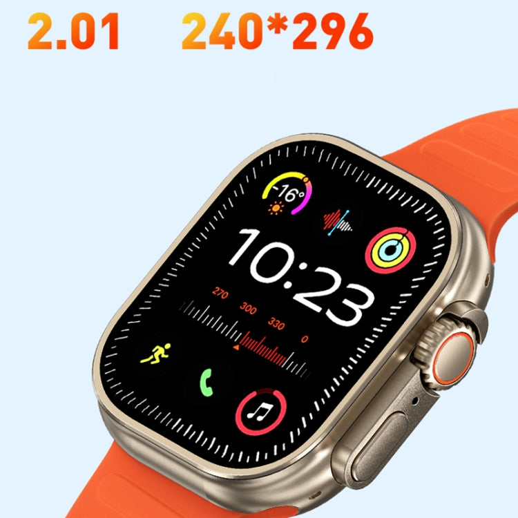 La montre intelligente WK WH-02 Traveler de 2,01 pouces prend en charge la surveillance de l'oxygène dans le sang