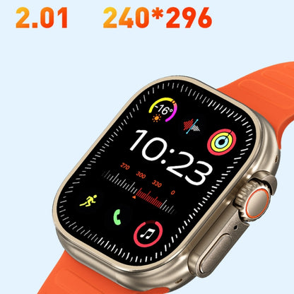 La montre intelligente WK WH-02 Traveler de 2,01 pouces prend en charge la surveillance de l'oxygène dans le sang