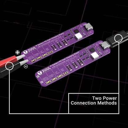 Carte d'activation de batterie sans démontage à charge rapide 2UUL BT01 PD pour iPhone 6 à 15 Pro Max
