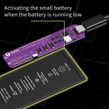 Carte d'activation de batterie sans démontage à charge rapide 2UUL BT01 PD pour iPhone 6 à 15 Pro Max