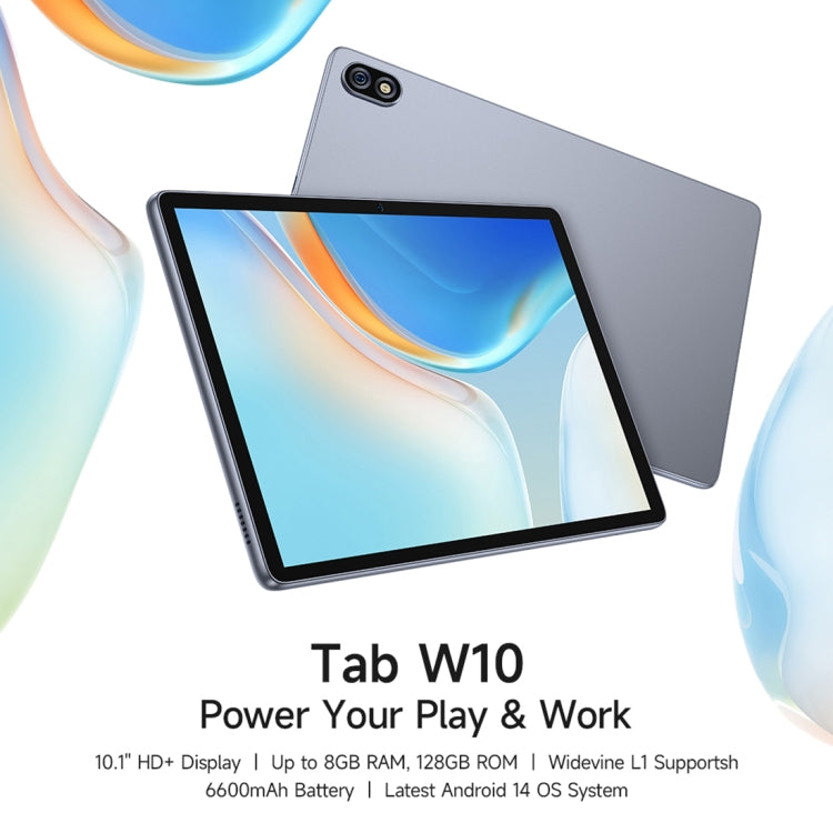 Tablette PC WiFi Ulefone Tab W10, 10,1 pouces Android 14 Unisoc T606 Octa Core, prise UE, Tab W10