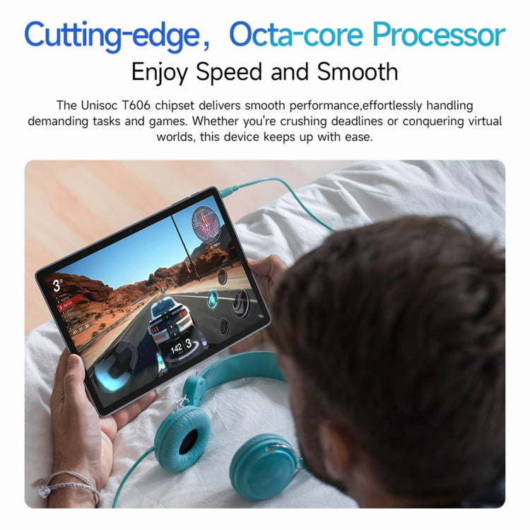 Tablette PC WiFi Ulefone Tab W10, 10,1 pouces Android 14 Unisoc T606 Octa Core, prise UE, Tab W10