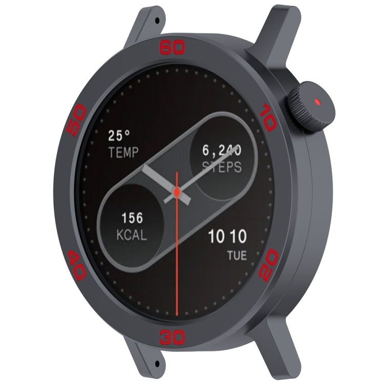 Montre connectée avec lunette métallique et cadre avec anneau numérique, For Nothing CMF Watch Pro 2