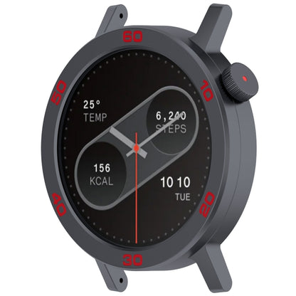 Montre connectée avec lunette métallique et cadre avec anneau numérique, For Nothing CMF Watch Pro 2