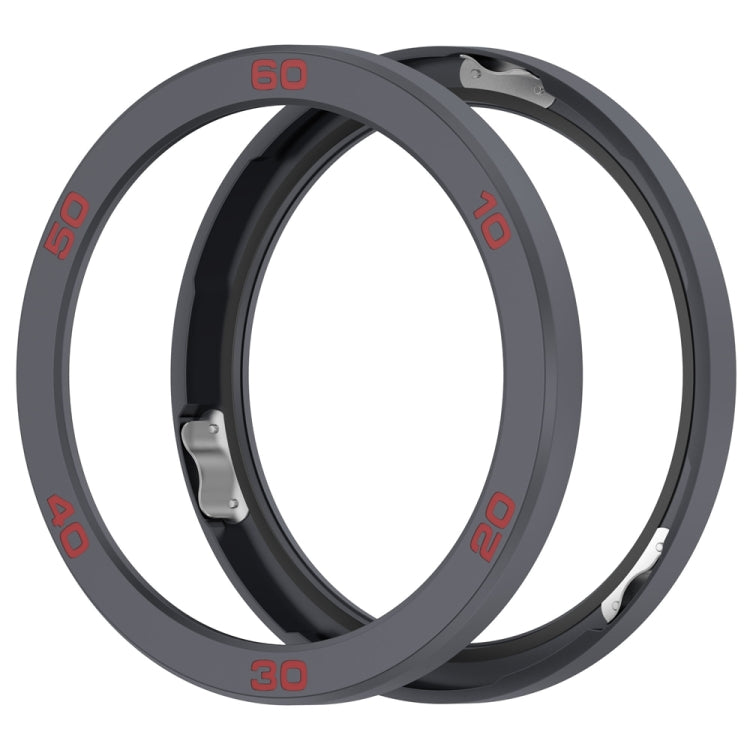 Montre connectée avec lunette métallique et cadre avec anneau numérique, For Nothing CMF Watch Pro 2