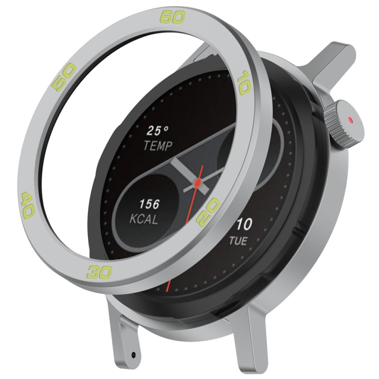Montre connectée avec lunette métallique et cadre avec anneau numérique, For Nothing CMF Watch Pro 2