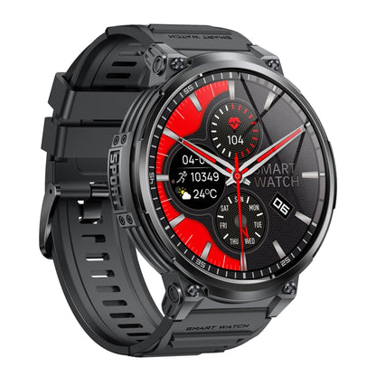 Montre intelligente d'appel Bluetooth LEMFO K66 de 1,85 pouces, prise en charge de la fréquence cardiaque / de l'oxygène dans le sang