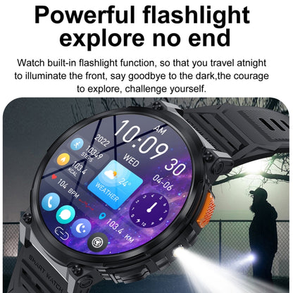 Montre intelligente d'appel Bluetooth LEMFO K66 de 1,85 pouces, prise en charge de la fréquence cardiaque / de l'oxygène dans le sang
